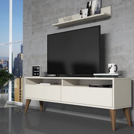 Hanah Home Mueble de TV Moderno Crema